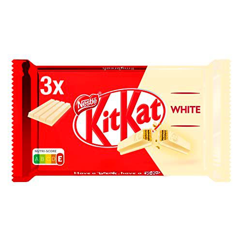 KITKAT barritas de chocolate blanco 24unis pack (3x41,5g)