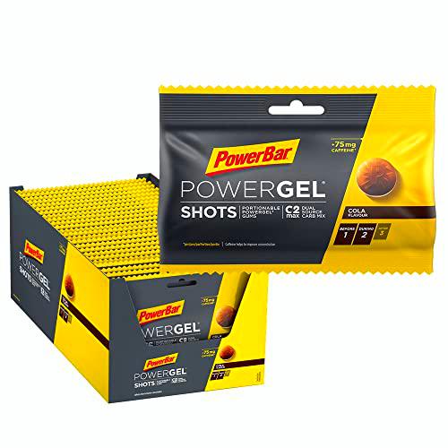 Powerbar PowerGel Shots Cola 24x60g - Carbono de Alta Energía + Neumáticos C2Max + 75Mg Cafeína