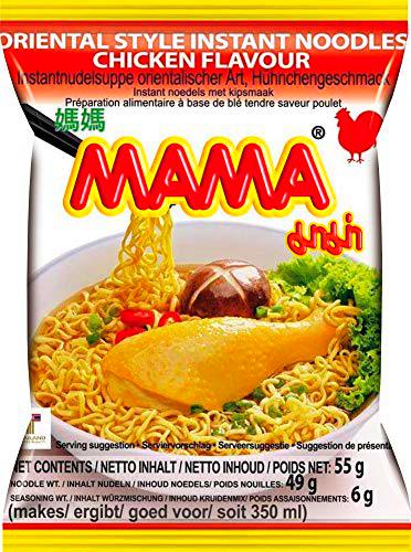 Mama Instant Pasta, pollo, 24 unidades) (24 x 55 g)