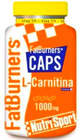 NUTRISPORT FatBurners Caps | Complemento Alimenticio para el Control de Peso | Definición Muscular | Suplemento Deportivo | Quemagrasas | Bote 105 Cápsulas