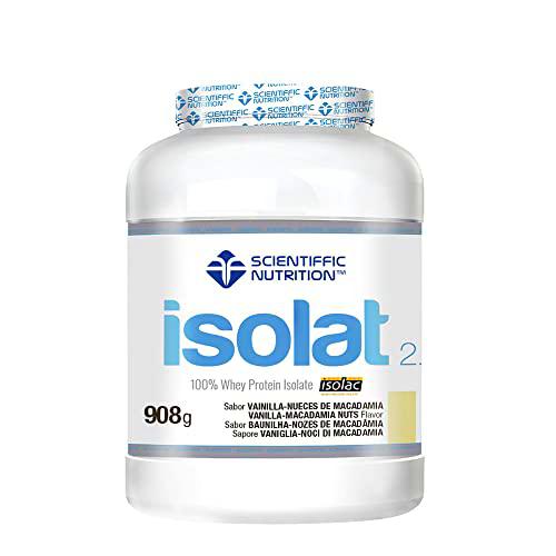 Scientiffic Nutrition - Isolat 2.0, Whey Protein, Suplemento de Proteina Aislada ISO con Lactasa