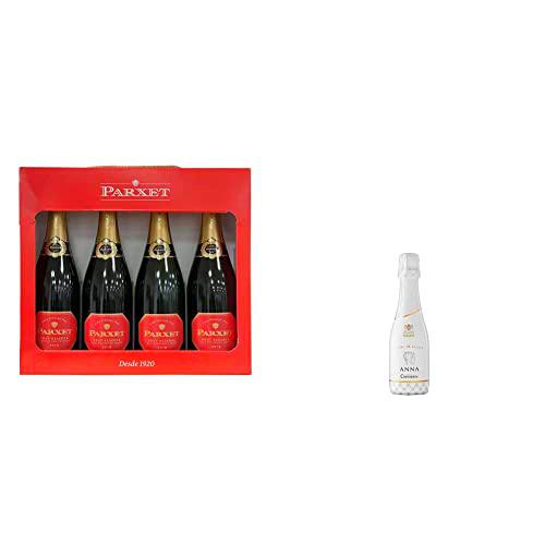 Parxet Reserva Ecológico Brut - DO Cava - Estuche regalo 4 botellas 75cl &amp; Anna de Codorníu Reserva Blanc de Blancs