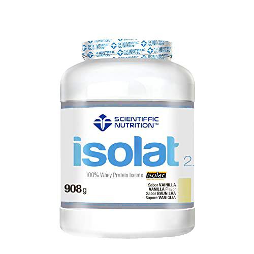 Scientiffic Nutrition - Isolat 2.0, Whey Protein, Suplemento de Proteina Aislada ISO con Lactasa