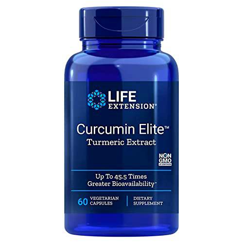 Life Extension, Curcumin Elite, con Curcuminoides, 60 Cápsulas veganas