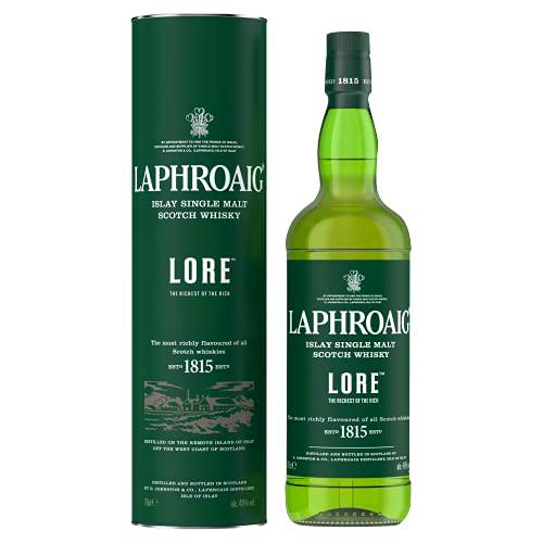 Laphroaig Lore Single Malt Whisky Escoces Ahumado, 48%