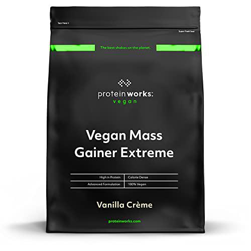 Mass Gainer Vegano Extreme | Crema de Vainilla | 100% a Base de Plantas | Alto en Calorías Para el Aumento de Masa | THE PROTEIN WORKS | 2kg