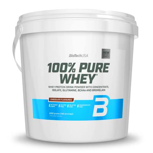 BioTechUSA 100% Pure Whey, Complejo de suero de leche con bromelina