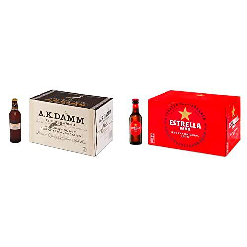 Cerveza Alsaciana A.K. Damm Caja de 24 Botellas 33cl &amp; Damm