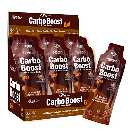 Victory Endurance Carbo Boost Gel, Sabor Café (18 x 76 g)