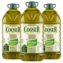 Coosur - Aceite de Oliva Virgen Extra Ecológico - Pack 3x5L