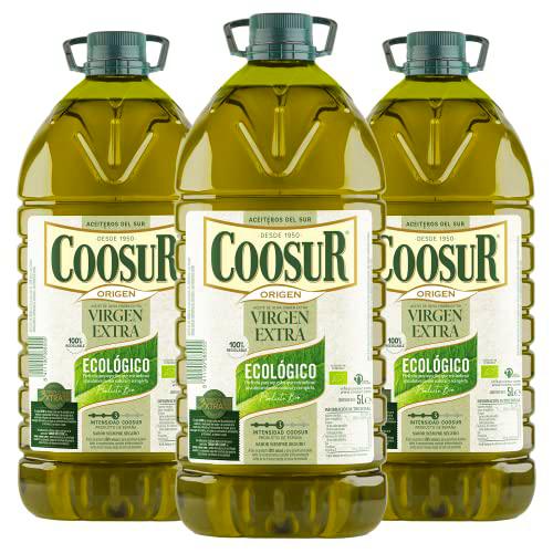 Coosur - Aceite de Oliva Virgen Extra Ecológico - Pack 3x5L