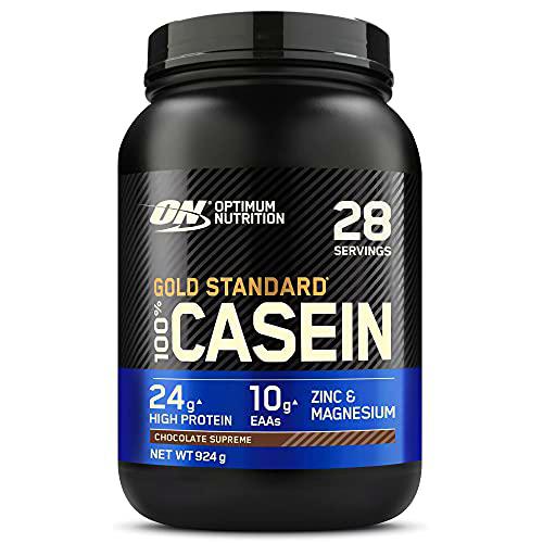 Optimum Nutrition Gold Standard 100% Casein Slow Digesting Protein Powder con Zinc