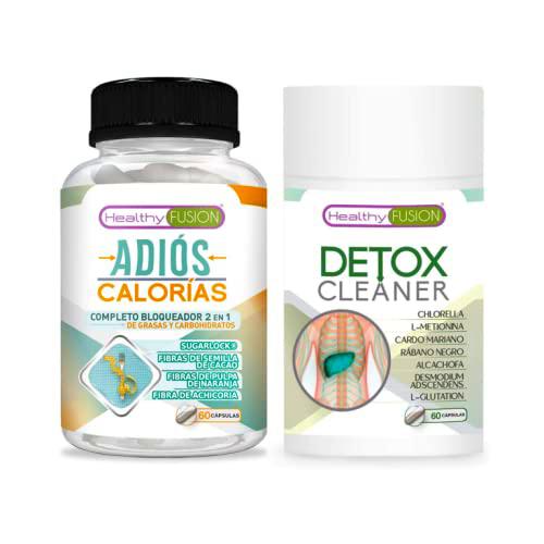 ADIÓS CALORÍAS Carb &amp; Fat Blocker + Detox drenante y depurativo