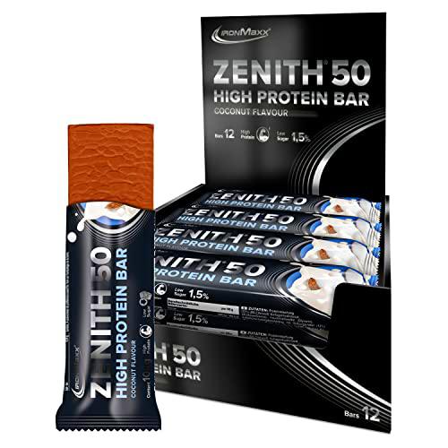 IronMaxx Zenith 50 XL High Protein Low Carb Bar- Barritas Proteicas XL- alto contenido proteico- bajo contenido en carbohidratos