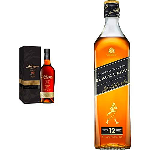 Ron Zacapa Centenario 23 Solera Gran Reserva, ron, 700 ml &amp; Johnnie Walker Black Label