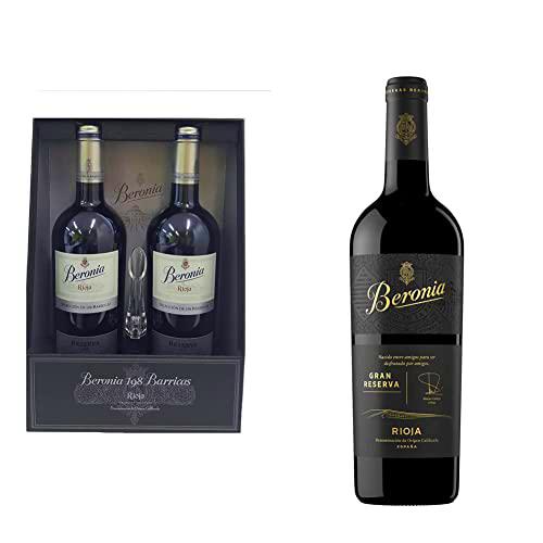 Beronia - 198 Barricas - Vino D.O.Ca. Rioja - 2 x 750 ml + Tapón de Vacío &amp; Gran Reserva