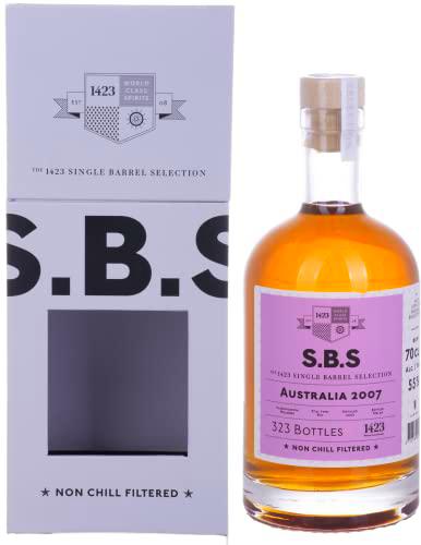 1423 S.B.S AUSTRALIA Rum Single Barrel Selection 2007 55% Vol