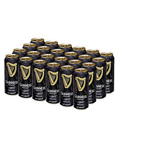 Guinness Draught Cerveza - Caja de 24 Latas x 440 ml