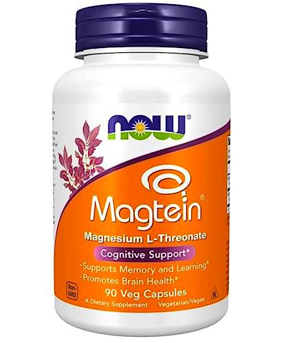 Now Foods Magtein, 90 cápsulas veganas