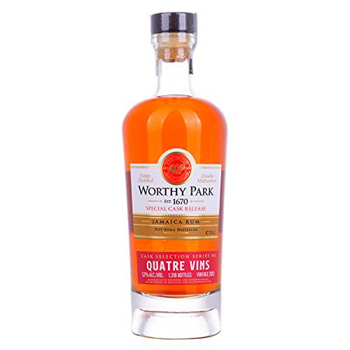 Worthy Park Special Cask Release QUATRE VINS Jamaica Rum 2013 52%