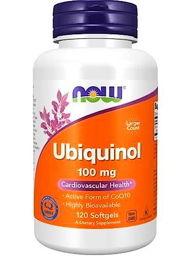 Now Foods, Ubiquinol, 100 mg, 120 cápsulas blandas