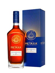 METAXA - 12 Stars, Brandy Griego, 40% Volumen de Alcohol, 70 cl