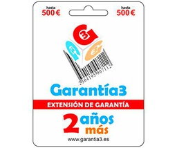 Extension de garantia fisico GARANTIA3 G3ES500