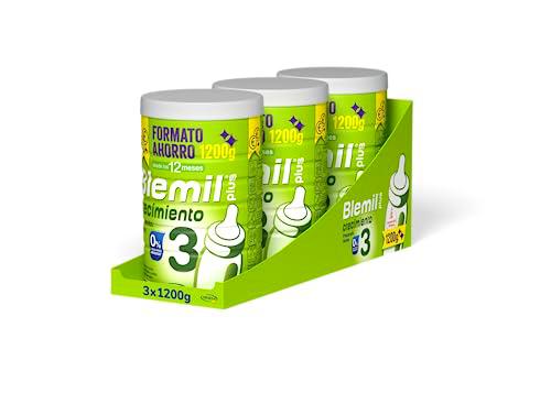 Blemil Plus 3 Crecimiento 0% Azúcares Añadidos 3PACK