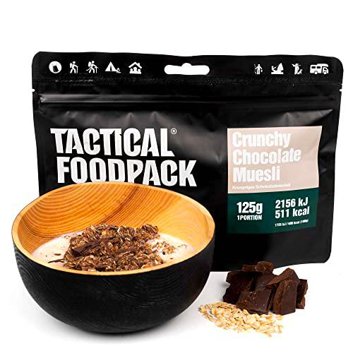 Tactical Foodpack Crunchy Chocolate Muesli - delicioso desayuno para sus excursiones y acampadas