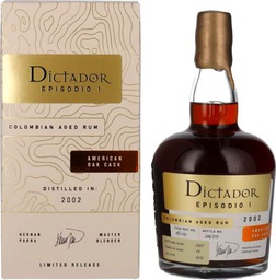 Dictador EPISODIO I 19 Years Old AMERICAN OAK CASK Rum 2002 43% Vol