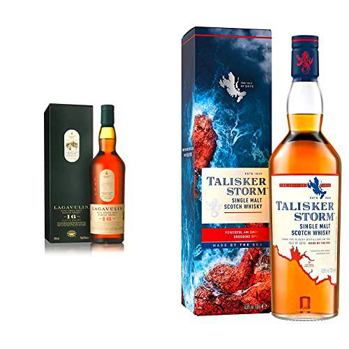 Lagavulin 16 Whisky Escocés Single Malt, 700 ml &amp; Talisker Storm