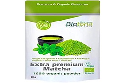 BIOTONA Matcha Premium 80g Eco, Negro, Estandar