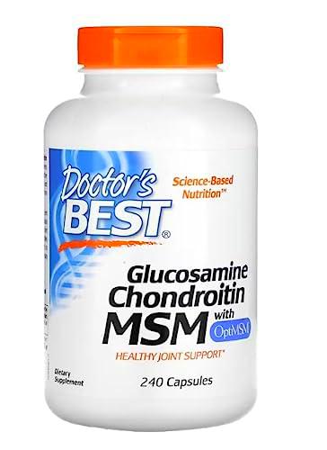 Doctor's Best Glucosamina Condroitina MSM con OptiMSM