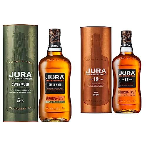 Jura Seven Wood - Whisky de Malta Escocés - 700 ml &amp; 12 Años