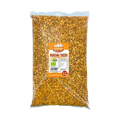 Guillermo | Manzana trozos BIO - Bolsa 2kg. | 100% ecológico | Al ser consumida se convierte en una fibra soluble