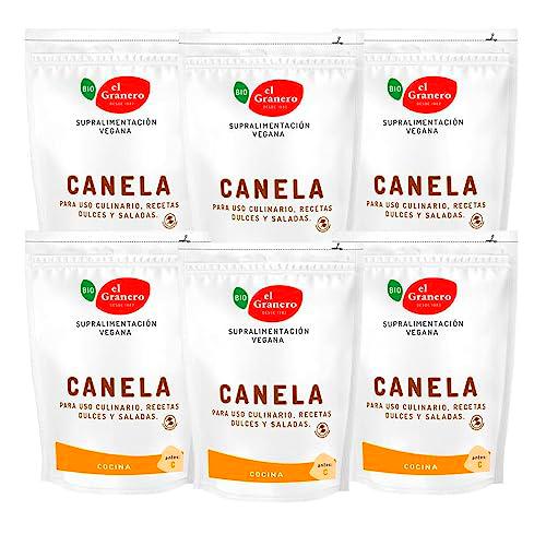 El Granero Integral - Pack de 6 Unidades de Canela Ecológica de 150 g