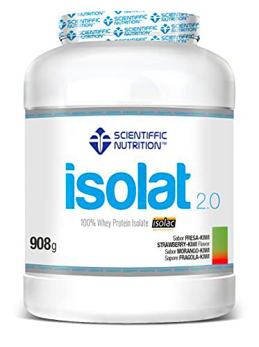 Scientiffic Nutrition - Isolat 2.0, Whey Protein, Suplemento de Proteina Aislada ISO con Lactasa