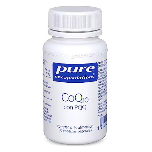 Pure Encapsulations CoQ10 PQQ, Coenzima Q10 en forma de ubiquinona junto con PQQ