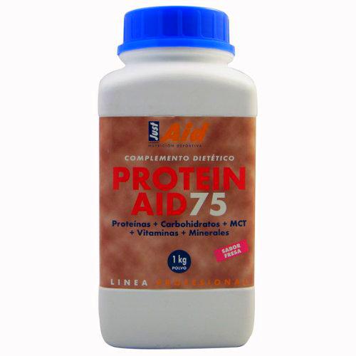 Just aid Protein aid 75 fresa 1kg.polvo 1 Unidad 200 g