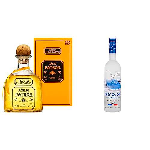 PATRÓN Añejo Premium Tequila, elaborado artesanalmente en México con el mejor agave azul Weber 100%