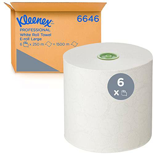 Kleenex Rolled Paper Towels 6646 - Rollo de toallas de mano grande