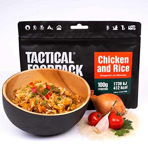 Tactical Foodpack Chicken and Rice multipack - 25 platos liofilizados