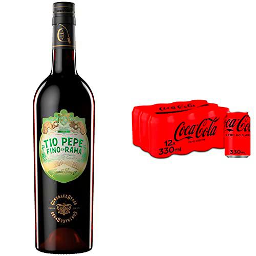 Tio Pepe en Rama Magnum - Edición 2022-1500ml &amp; Coca-Cola Zero Azúcar, 12 x 330ml