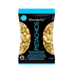 Wonderful Pistachios &amp; Almonds Carton De 12 Sachets De pistaches Grillées (12x115g)