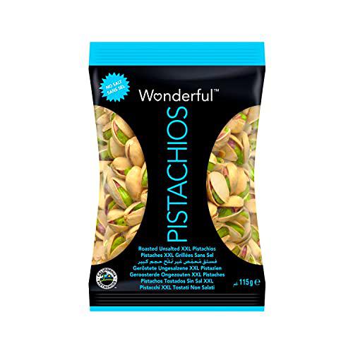 Wonderful Pistachios &amp; Almonds Carton De 12 Sachets De pistaches Grillées (12x115g)