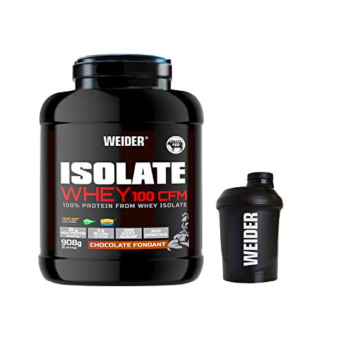 Weider PACK - Isolate Whey 908g Sabor Chocolate + Shaker Regalo