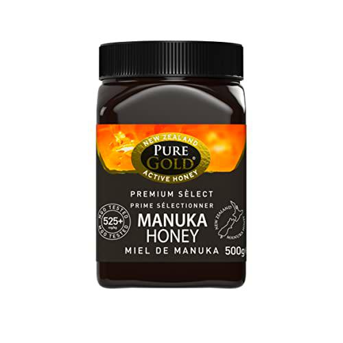 Pure Gold Miel Natural Cruda de Manuka, Ecológica, Producida en Nueva Zelanda