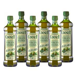 COOSUR - Aceite de Oliva Virgen Extra, Hojiblanca. Pack 6 Botellas x 1 l