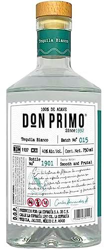 TEQUILA DON PRIMO BLANCO 100% AGAVE 70CL 38%