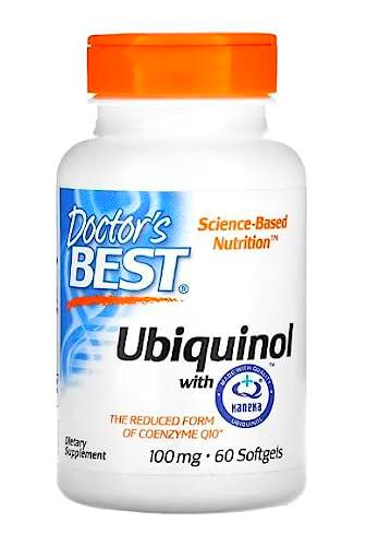 Doctor's Best Ubiquinol con Kaneka QH, 100 mg, 60 cápsulas blandas